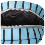 Roka Willesden B Large Recycled Canvas Crossbody Bag - Blue Stripe