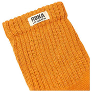 Roka Windsor Solid Crew Socks  - Burnt Orange