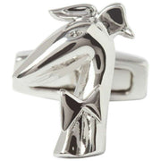 Simon Carter 40th Anniversary 3D Gervaise Cufflinks - Silver