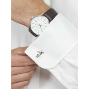 Simon Carter 40th Anniversary 3D Gervaise Cufflinks - Silver
