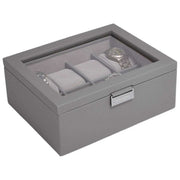 Stackers 8 Piece Watch Box - Slate Grey