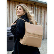 Stackers Baby Changing Backpack - Camel Tan