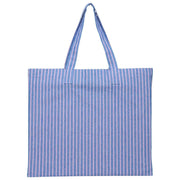 Superdry & Co Oxford Stripe Tote Bag - Broker Navy/Pink Stripe