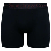 Superdry & Co Triple Pack Trunks - Black/Burgundy/Olive Green