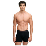 Superdry & Co Triple Pack Trunks - Black/Burgundy/Olive Green