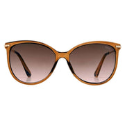 Suuna Classic Cat Eye Sunglasses - Crystal Brown/Shiny Light Gold