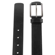 Ted Baker Linded Embossed Leather Belt - Black