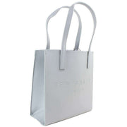 Ted Baker Seacon Crosshatch Small Icon Bag - Light Grey