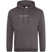 Teemarkable! Definition Of An Engineer Hoodie Dark Grey / Small - 96-101cm | 38-40"(Chest)