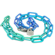 Ti2 Titanium Paperclip Chain - Green