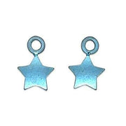 Ti2 Titanium Star Charms - Light Blue