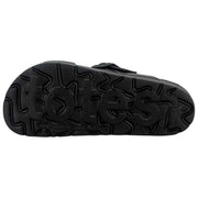 Totes SOLBOUNCE Bounce Cross Front Buckle Sandals - Black