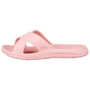 Totes SOLBOUNCE Bounce Cross Strap Sliders - Dusky Pink