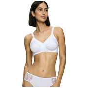 Triumph Doreen Cotton Non Wired Bra - White