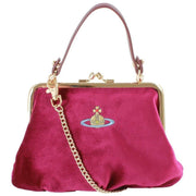 Vivienne Westwood Velvet Granny Frame Purse - Purple