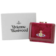 Vivienne Westwood Velvet Small Frame Purse - Purple