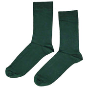 Bassin and Brown 5 Pack Plain Bamboo Socks - Sea Green/Wine/Blue/Black/Powder Blue