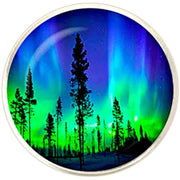 Bassin and Brown Northern Lights Cufflinks - Blue/Green