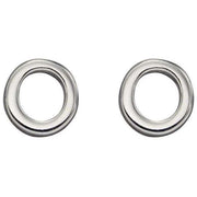 Beginnings O Initial Stud Earrings - Silver