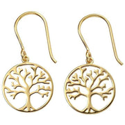 Beginnings Tree of Life Earrings - Gold