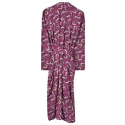 Bown of London Gekko Lightweight Dressing Gown - Claret