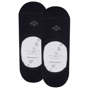 Burlington Everyday 2-Pack No Show Socks - Black