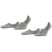 Burlington Everyday 2-Pack No Show Socks - Light Grey