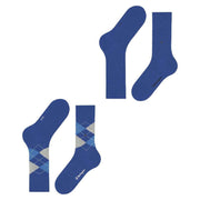 Burlington Everyday Mix 2 Pack Socks - Night Blue