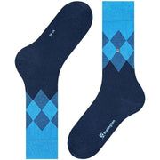 Burlington Hampstead Socks - Marine Navy/Blue