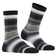 Burlington Stripe Socks - Black