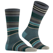 Burlington Stripe Socks - Black