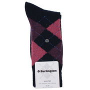 Burlington Whitby Socks - Navy/Purple/Pink