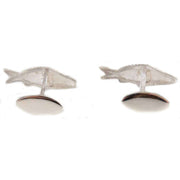 David Van Hagen Carp Fish Cufflinks - Silver