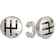 David Van Hagen Gear Lever Button Covers - Black/Silver