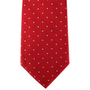 David Van Hagen Spotted Tie - Red/White