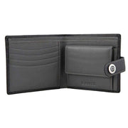 Dents Eden Security Billfold Wallet - Black/Slate