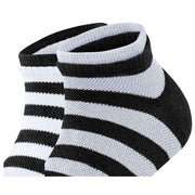 Esprit Mesh Stripe 2 Pack Sneaker Socks - White