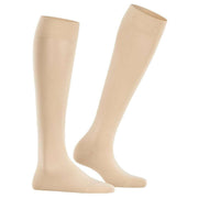 Falke Cotton Touch Knee High Socks - Cream