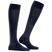 Falke Cotton Touch Knee High Socks - Dark Navy