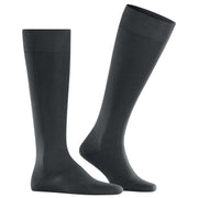 Falke Energizing Cotton Knee High Socks - Anthracite Grey