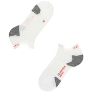 Falke Running 5 Invisible No Show Socks - White