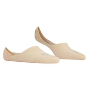 Falke Step High Cut No Show Socks - Cream