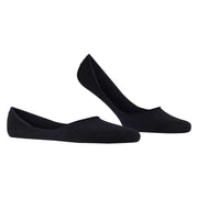 Falke Step Medium Cut No Show Box Socks - Black