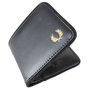 Fred Perry Tonal Billfold Wallet - Black