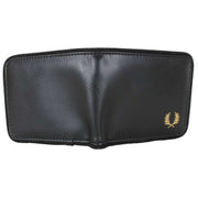 Fred Perry Tonal Billfold Wallet - Black