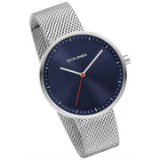 Jacob Jensen Strata Series Watch - Silver/Blue