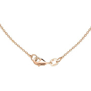 KJ Beckett Crescent Bar Necklace - Rose Gold