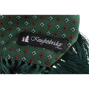 Knightsbridge Neckwear Diamond Aviator Silk Scarf - Green