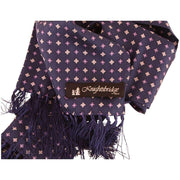 Knightsbridge Neckwear Diamond Aviator Silk Scarf - Navy