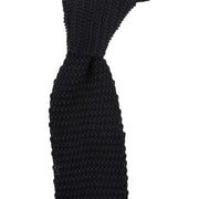 Knightsbridge Neckwear Knitted Tie - Black